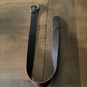 Frye Dark Brown and black Leather Women's Belts